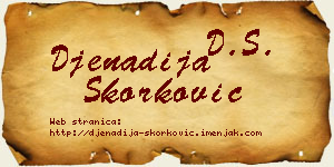 Đenadija Skorković vizit kartica